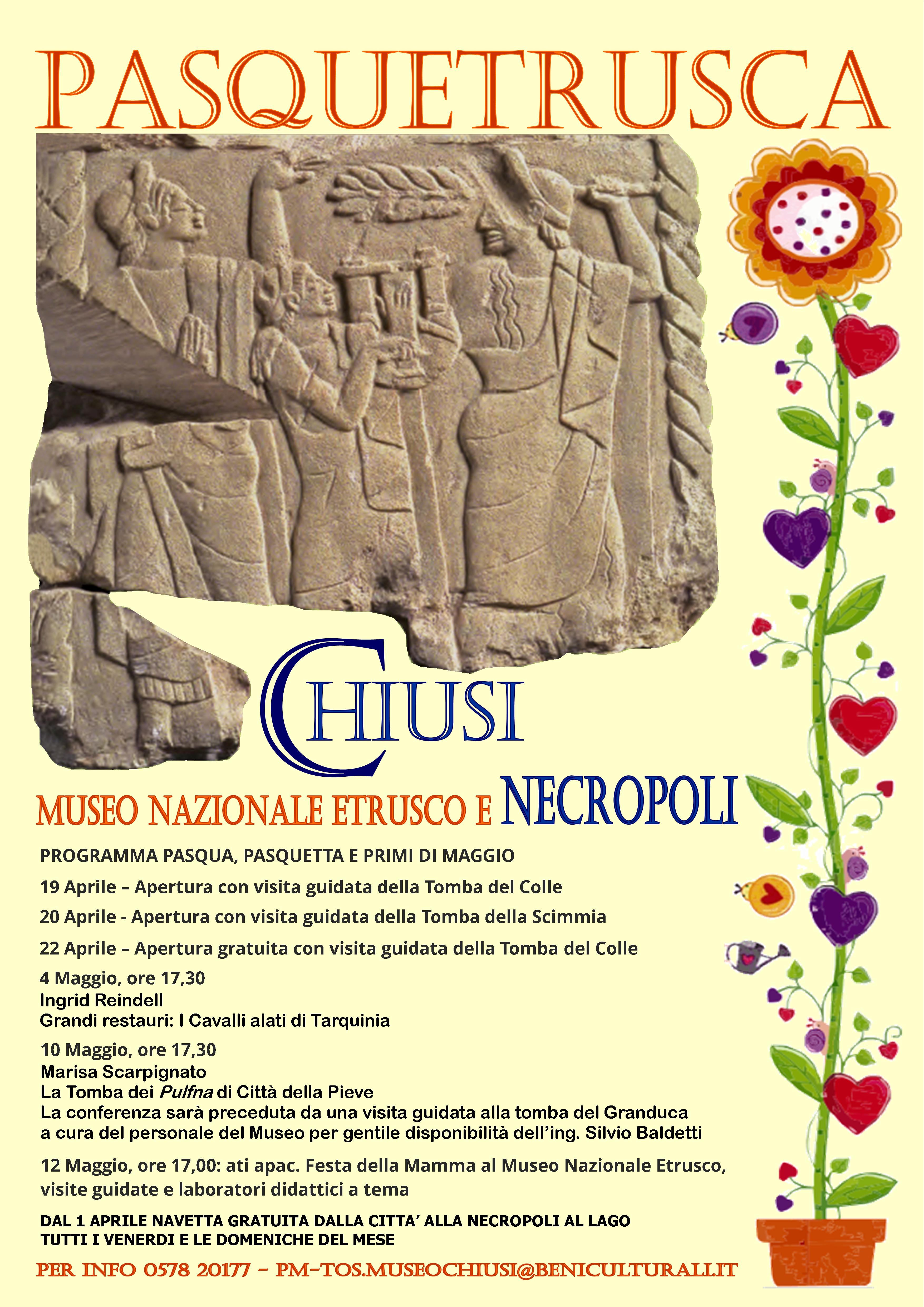 Chiusi (SI) – Museo nazionale Etrusco e Necropoli di Chiusi. Pasquetrusca