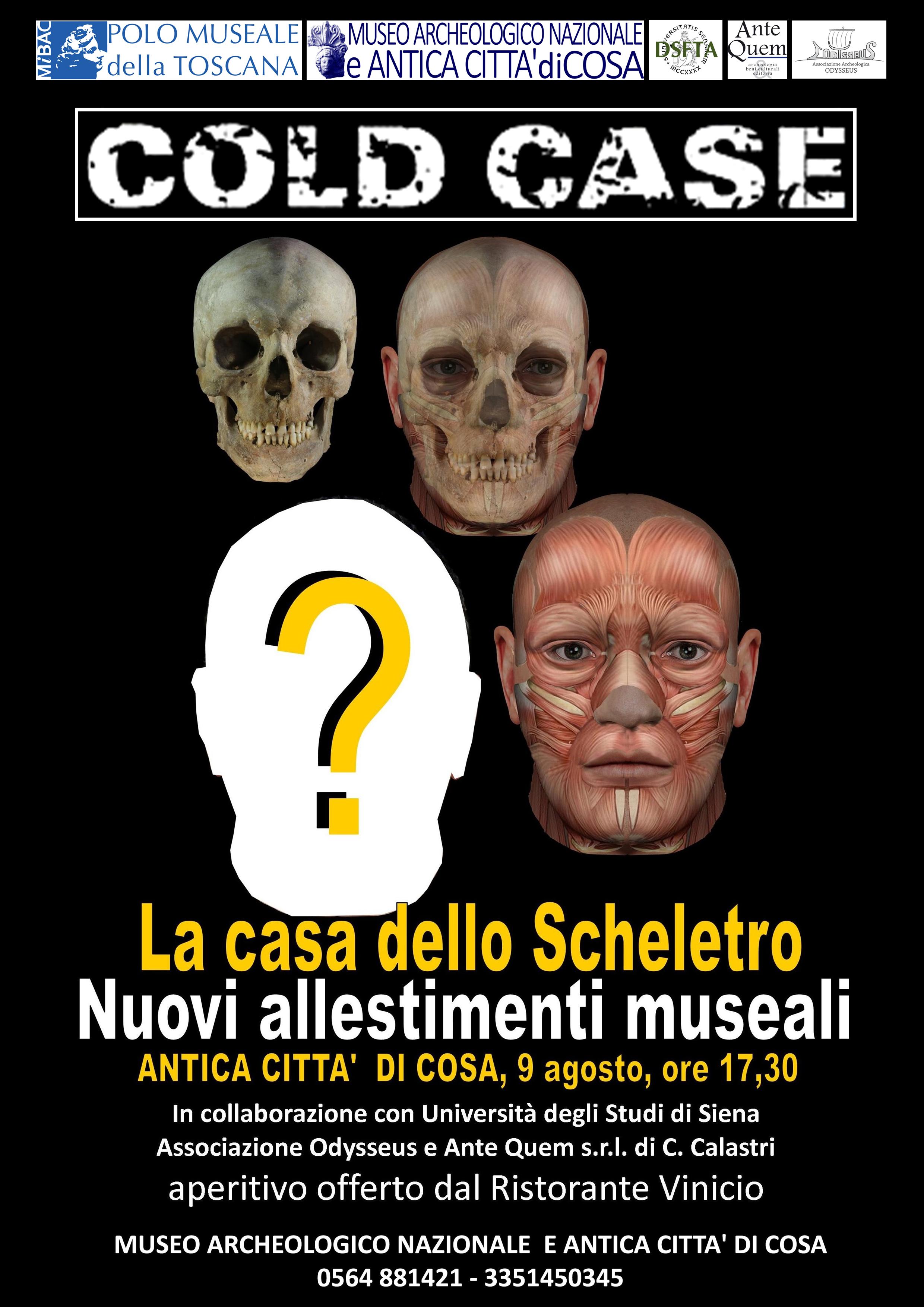 Orbetello (GR) – Museo Archeologico Nazionale e Antica Città di Cosa. Inaugurazione “Cold case” Nuovi allestimenti museali
