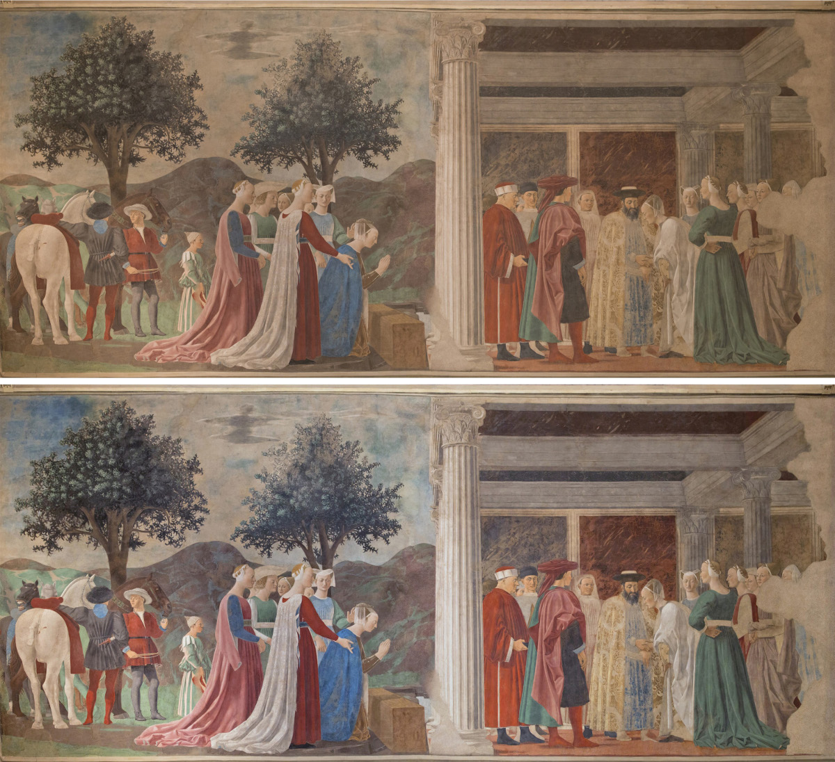 Arezzo – Basilica di San Francesco. Light is back. Piero della Francesca rinnova la sua luce.