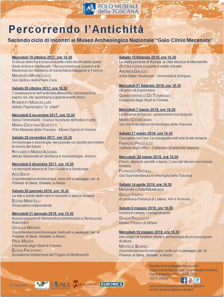 Arezzo – Museo Archeologico Nazionale “Gaio Cilnio Mecenate”. Chiusura temporanea
