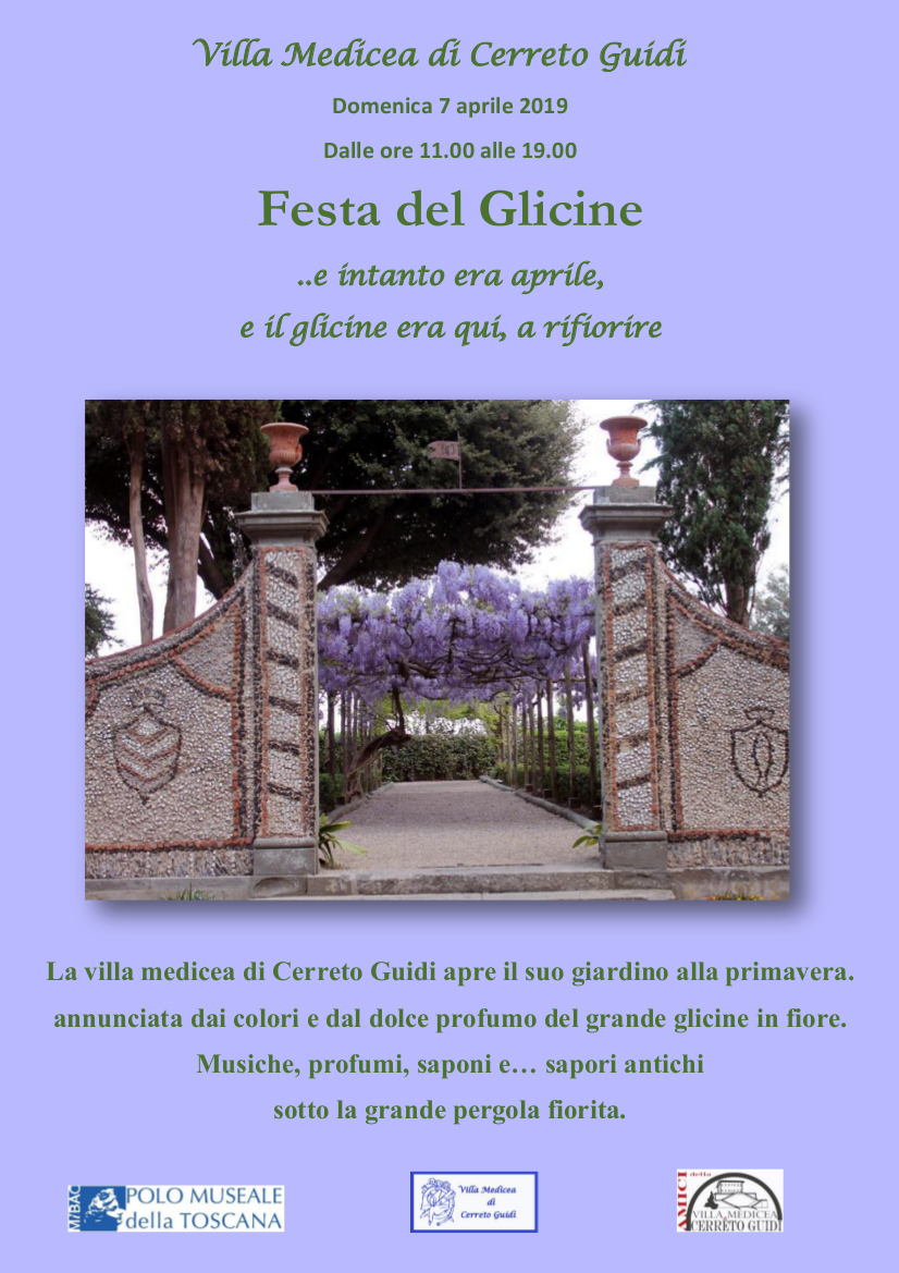 Cerreto Guidi (FI) – Villa medicea di Cerreto Guidi. Festa del Glicine