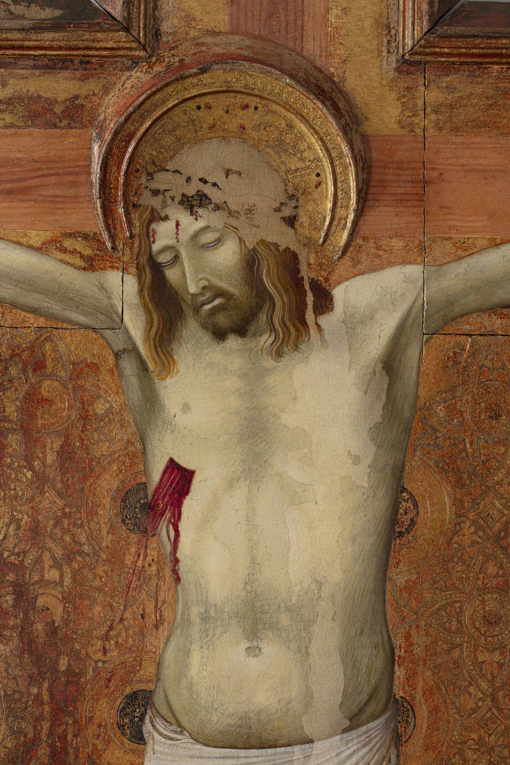 “Ambrogio restaurato” esposta al pubblico la Croce del Carmine di Ambrogio Lorenzetti dopo il restauro diretto e coordinato da Stefano Casciu