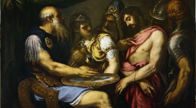 Presentazione del dipinto restaurato “Cristo davanti a Pilato” di Andrea Meldola, detto lo Schiavone, nel nuovo allestimento al Museo di Casa Vasari
