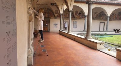 Restaurati i monumenti funebri e le lapidi marmoree del Chiostro di S. Antonino grazie al contributo del Rotary Club Firenze Valdisieve