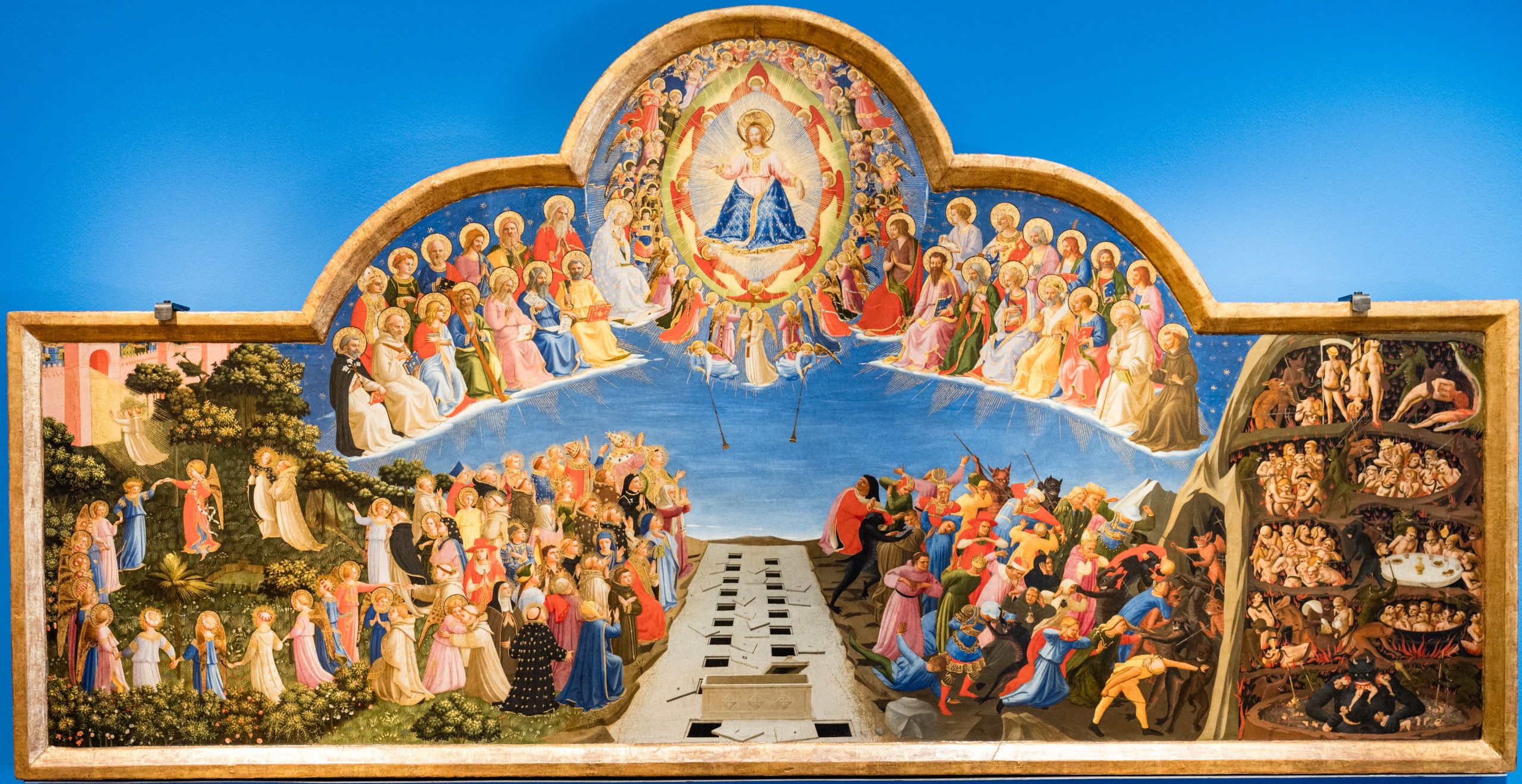 Il Giudizio Universale del Beato Angelico torna al Museo di San Marco dopo la mostra dossier ai Musei Reali di Torino dedicata al confronto con il Giudizio Universale di Bartholomeus Spranger.