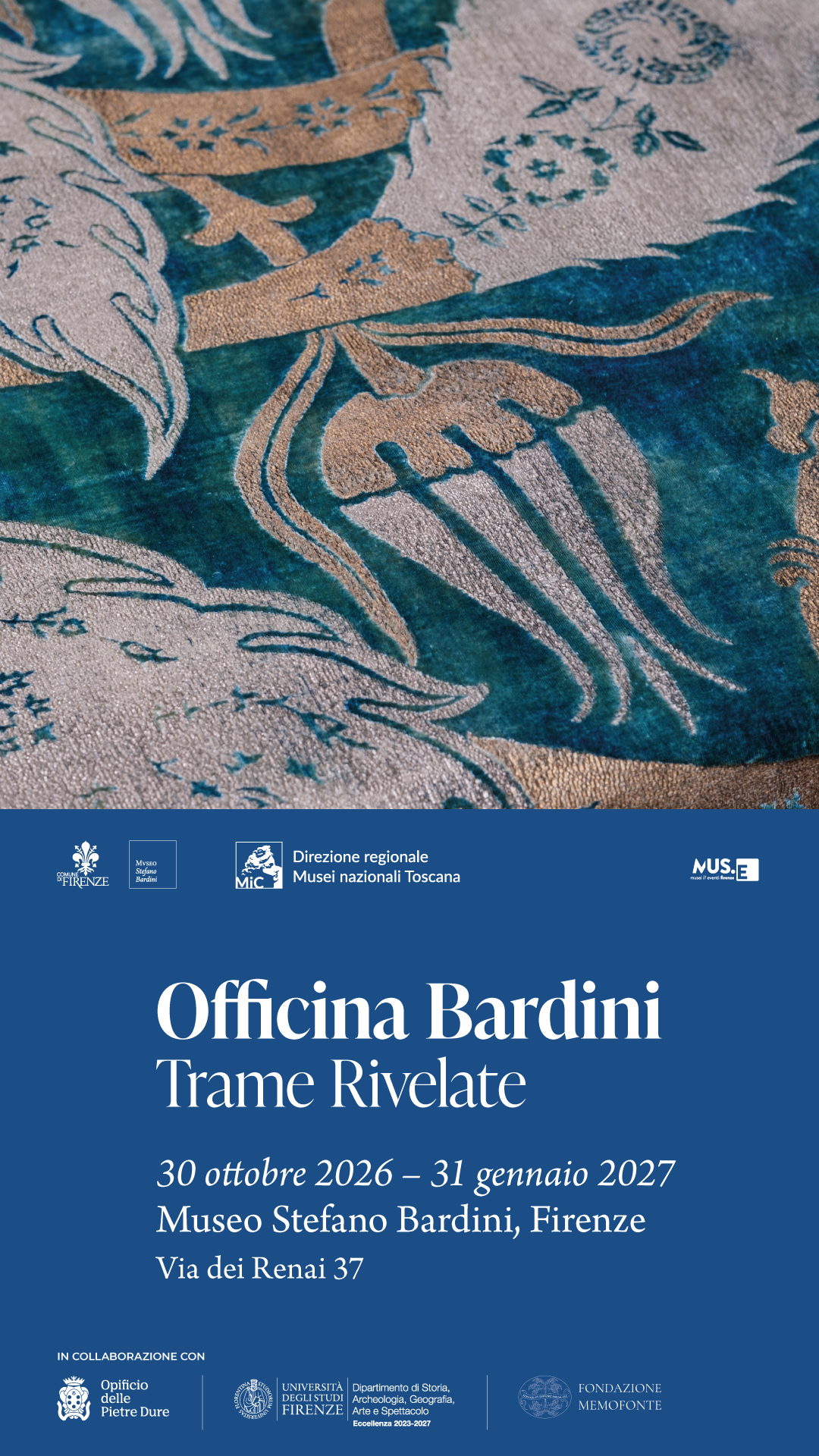 Mostra “Officina Bardini. Trame rivelate”. I tessuti, i tappeti e gli arazzi