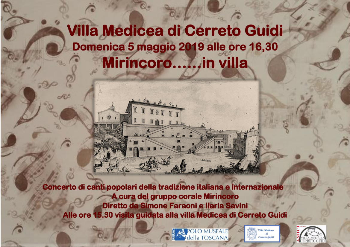 Cerreto Guidi (FI) – Villa medicea di Cerreto Guidi.  “MirinCoro… in Villa”