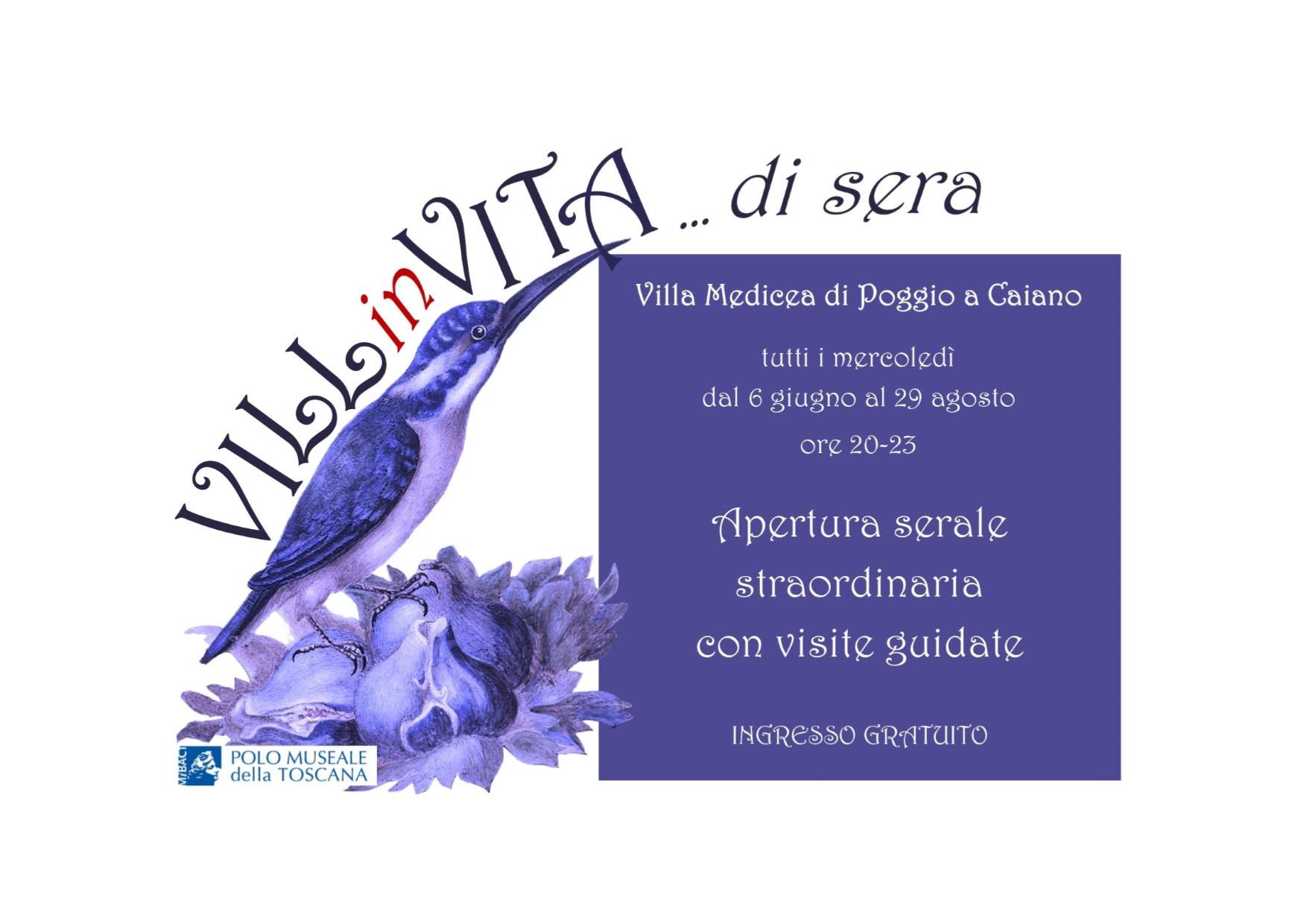 Poggio a Caiano (PO) – Villa medicea di Poggio a Caiano. Villinvita … di sera  2018