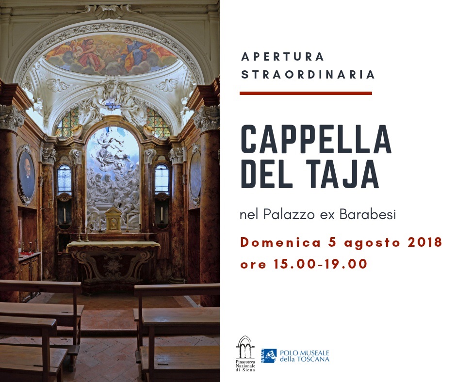 Siena %u2014 Cappella del Taja nel Palazzo ex Barabesi. Apertura straordinaria.