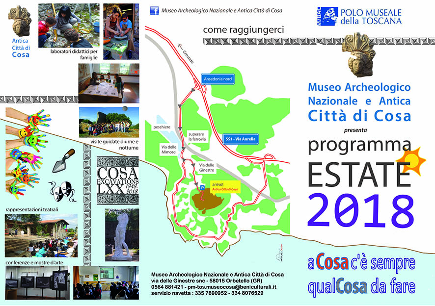 Orbetello (GR) – Museo Archeologico Nazionale e Antica Città di Cosa. Estate 2018. A Cosa c%u2019è sempre qualCosa da fare