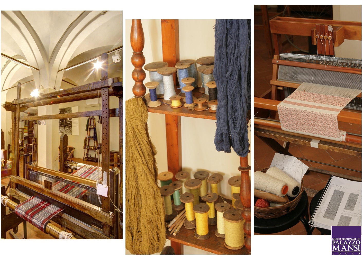 Lucca – Museo nazionale di Palazzo Mansi. “Alla riscoperta di antiche tradizioni: divertirsi lavorando al telaio”