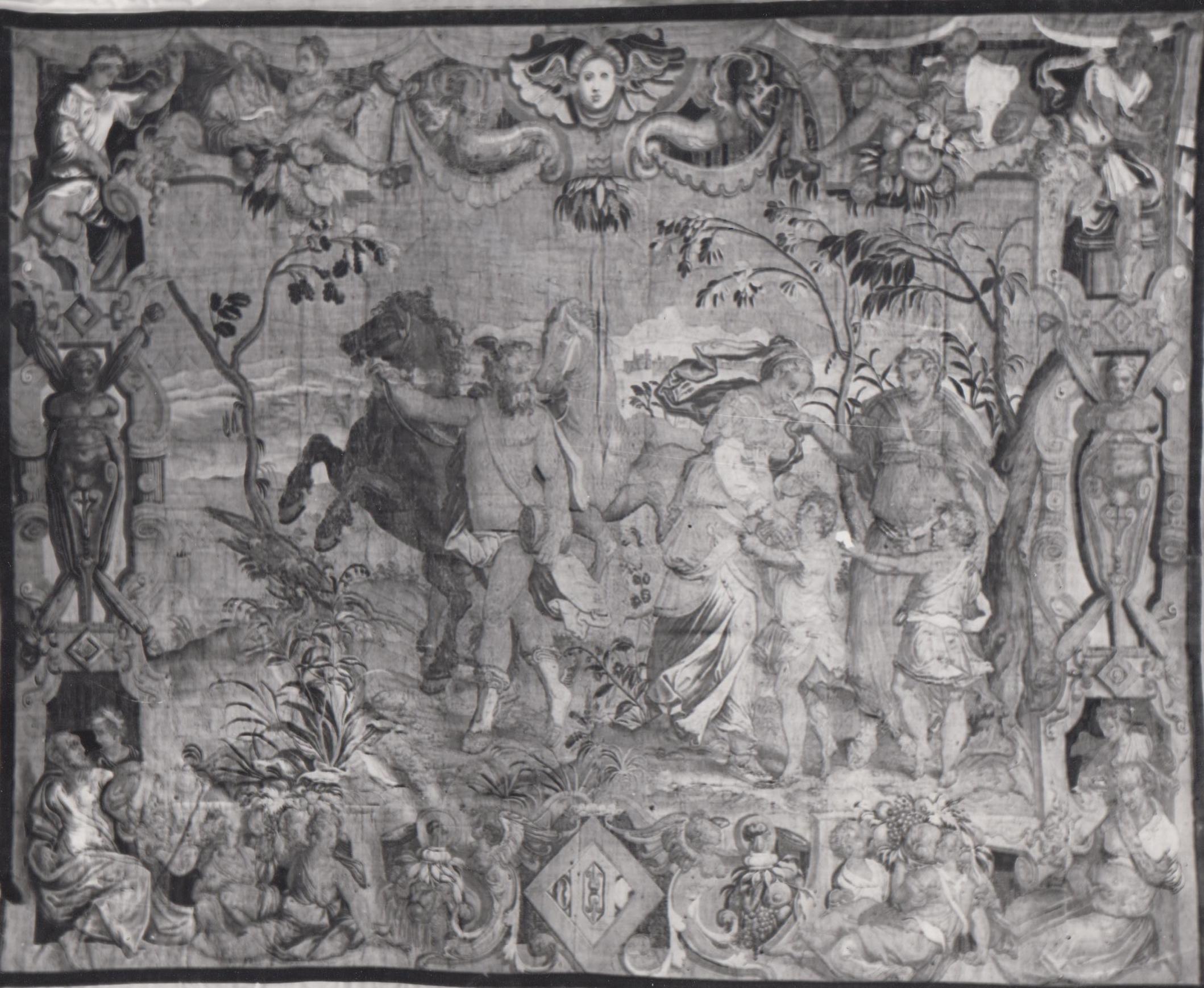 Pisa – Museo Nazionale di Palazzo Reale. Il destino del Principe: dalla galleria di Fontainebleau per Francesco I agli arazzi con la Vita dell%u2019uomo per Cosimo I. L%u2019arazzo con la Puerizia di Palazzo Reale.