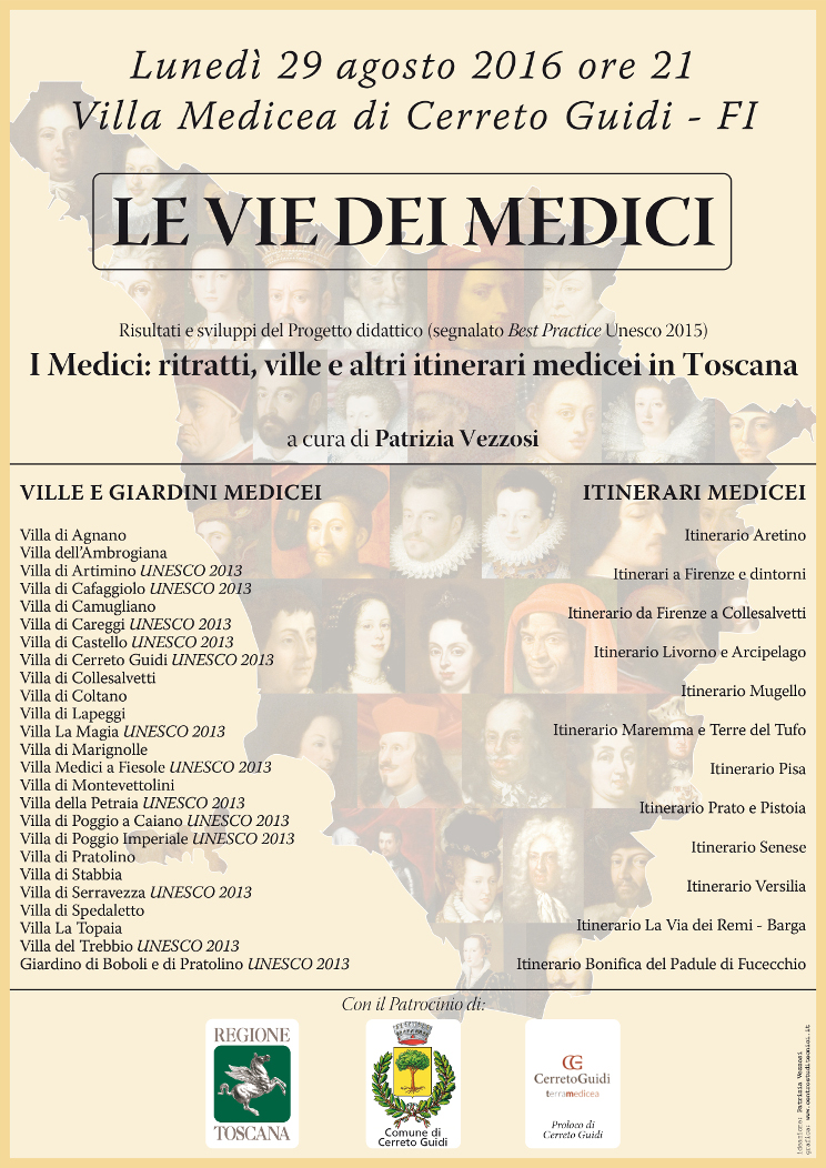 Cerreto Guidi (FI) – Villa medicea. Le vie dei Medici