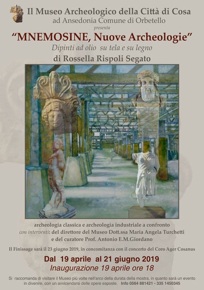 Orbetello (GR) – Museo Archeologico Nazionale e Antica Città di Cosa. Mostra “Mnemosine, Nuove Archeologie”