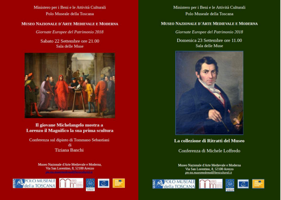 Arezzo – Museo Nazionale d’Arte Medievale e Moderna. Aperture staordinarie e conferenze per le Giornate Europee del Patrimonio #GEP2018 #artedicondividere #EuropeForCulture