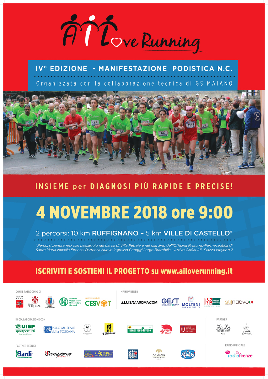 Firenze – Villa medicea della Petraia. AILoveRUNNING