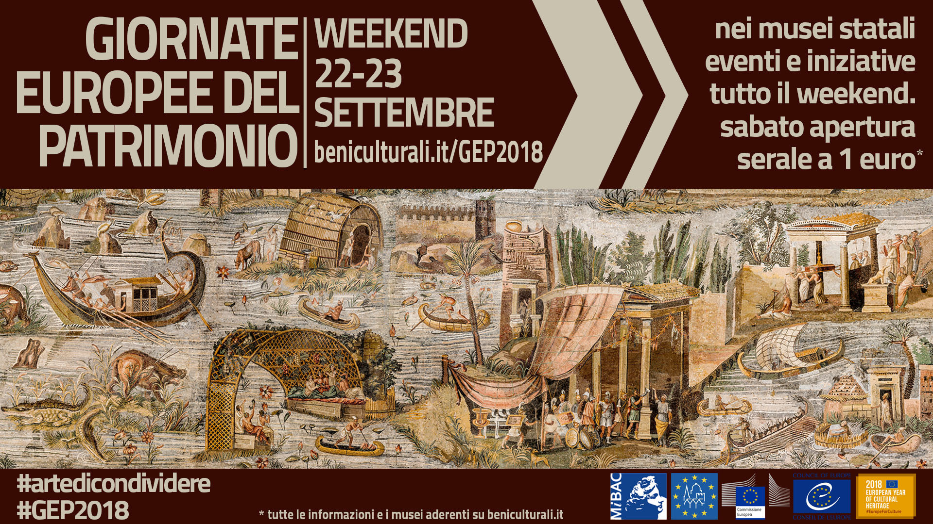 Tutte le iniziative del Polo museale della Toscana per le Giornate Europee del Patrimonio  “L%u2019arte di condividere” #GEP2018 #artedicondividere #EuropeForCulture