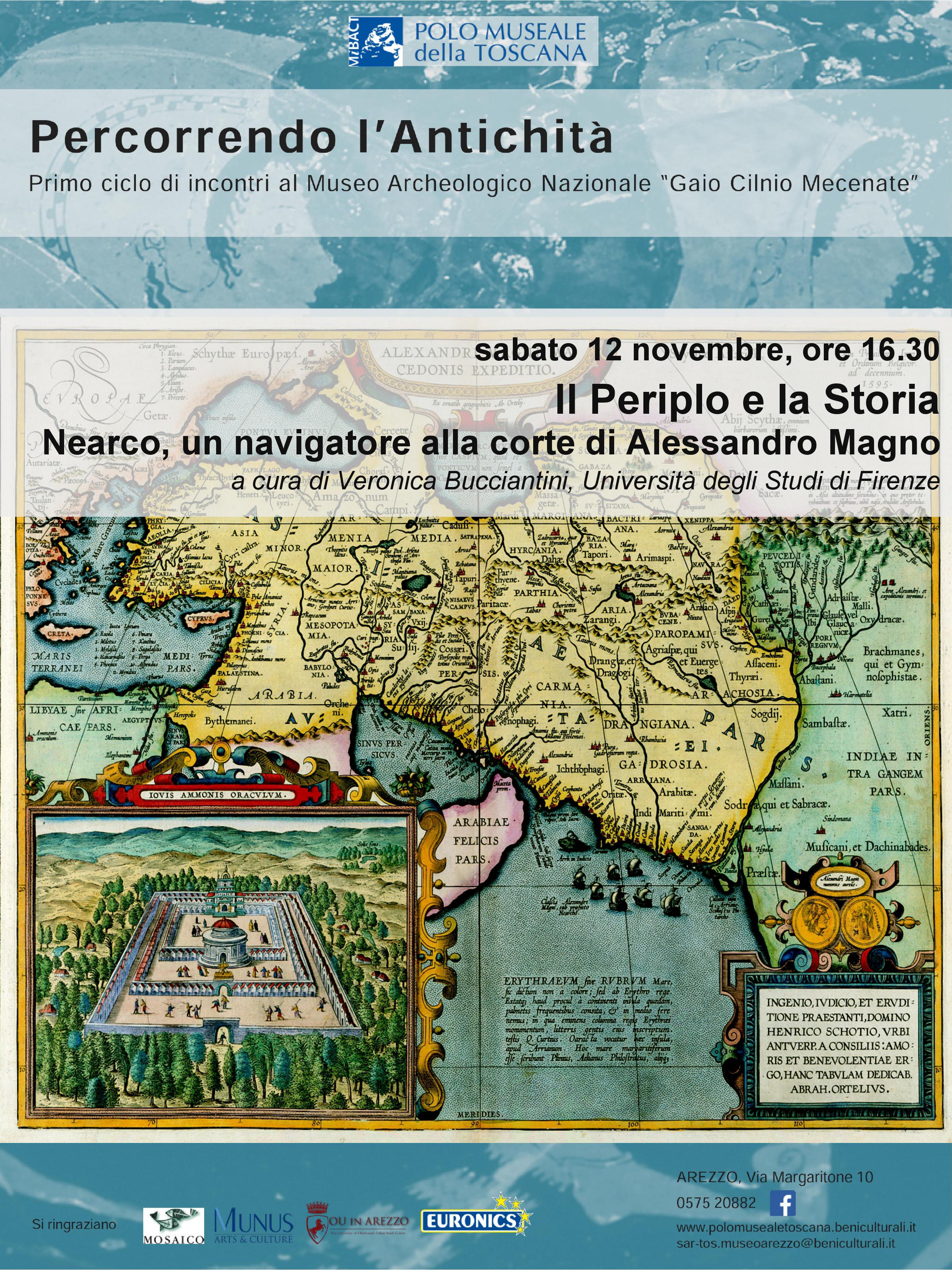 Arezzo – Museo Archeologico Nazionale Gaio Cilnio Mecenate. Ciclo di conferenze “Percorrendo l’antichità”