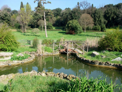 Firenze, villa il Ventaglio, laghetto