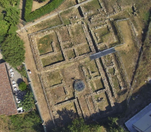 Area archeologica di Vetulonia, veduta aerea