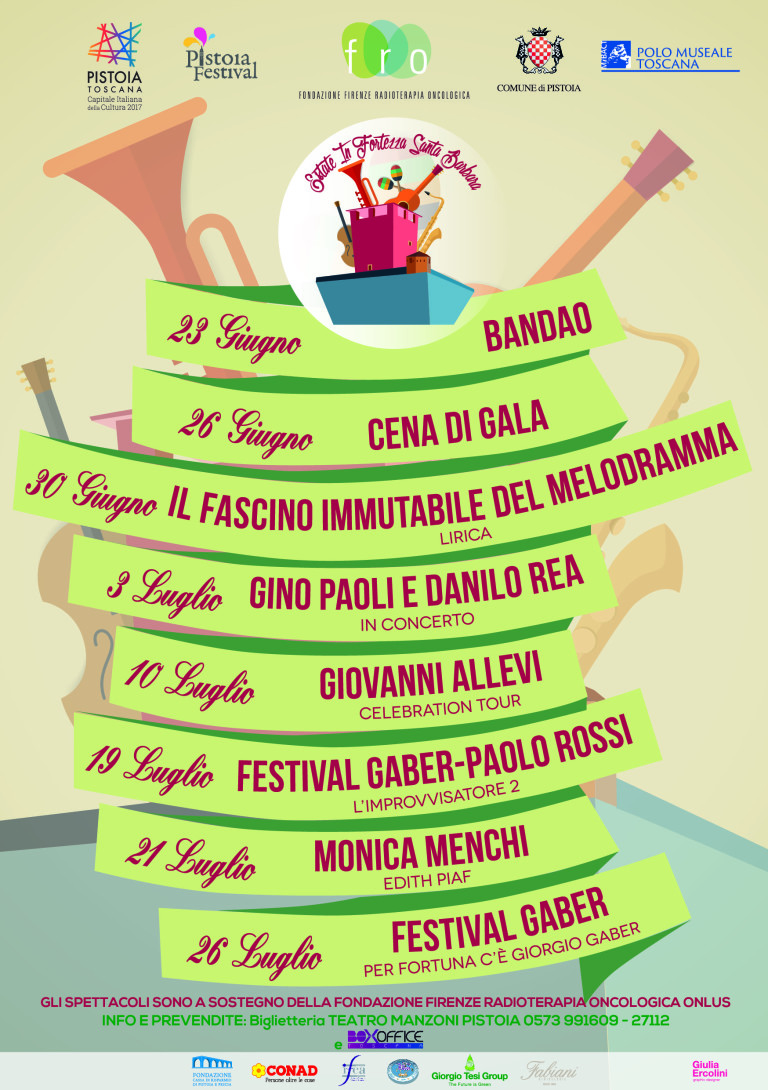 Pistoia – Fortezza di Santa Barbara. Estate in Fortezza 2017