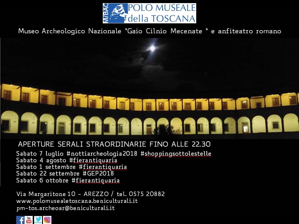 Arezzo – Museo Archeologico Nazionale Gaio Cilnio Mecenate. Aperture straordinarie e concerto dell%u2019Orchestra sinfonica di Tiblisi