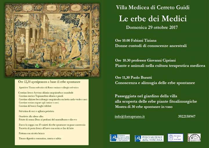 Cerreto Guidi (FI) – Villa medicea di Cerreto Guidi. %u201CLe erbe dei Medici%u201D