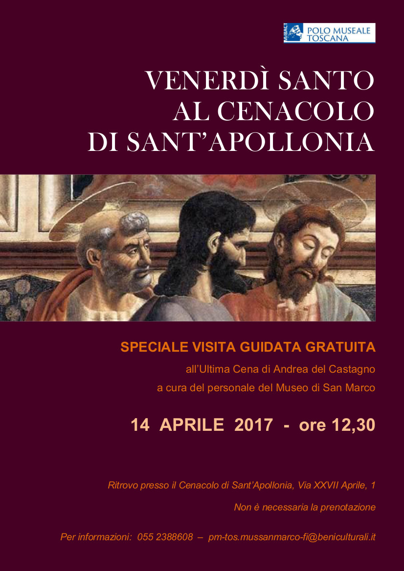 Venerdì Santo al Cenacolo di Sant%u2019Apollonia