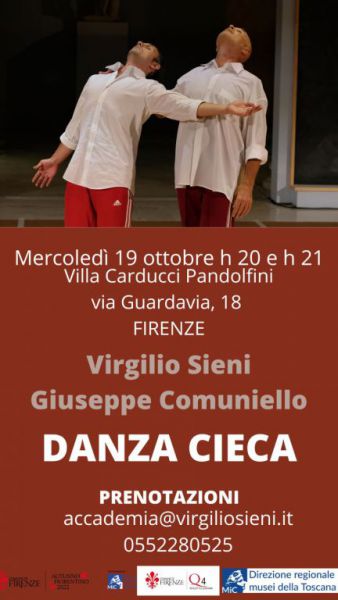 Apertura straordinaria per lo spettacolo di Virgilio Sieni e Giuseppe Comuniello “Danza cieca”