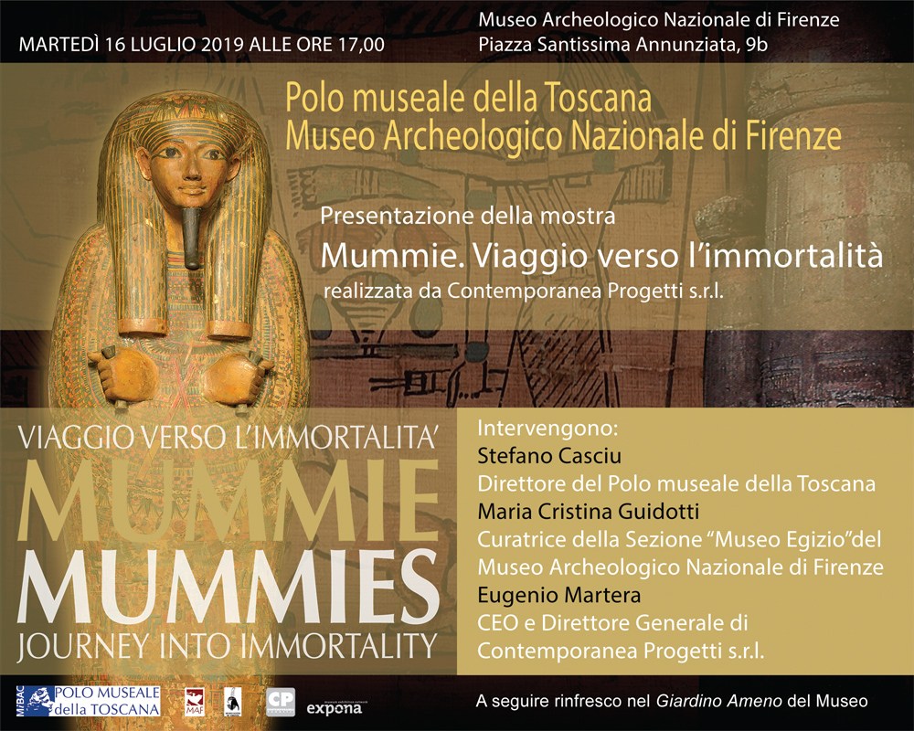 Firenze – MAF Museo Archeologico Nazionale. Presentazione della mostra “Mummie. Viaggio verso l’immortalità”