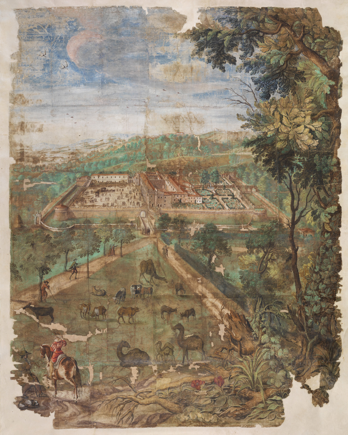 Cerreto Guidi (FI) – Villa medicea di Cerreto Guidi. Vota il restauro dell%u2019arazzo Barberini del XVII secolo per il  %u201CProgetto Art Bonus dell%u2019anno%u201D