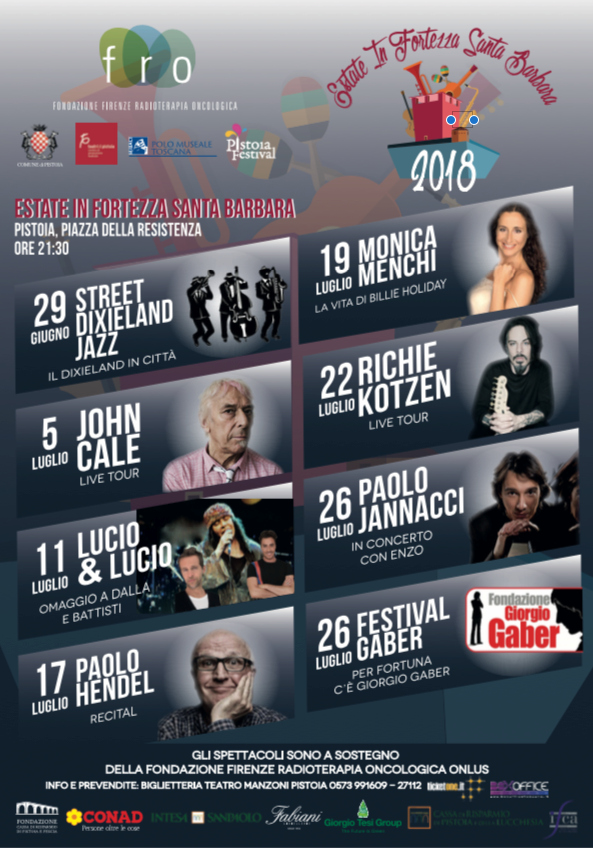 Pistoia – Fortezza di Santa Barbara. Estate in Fortezza 2018
